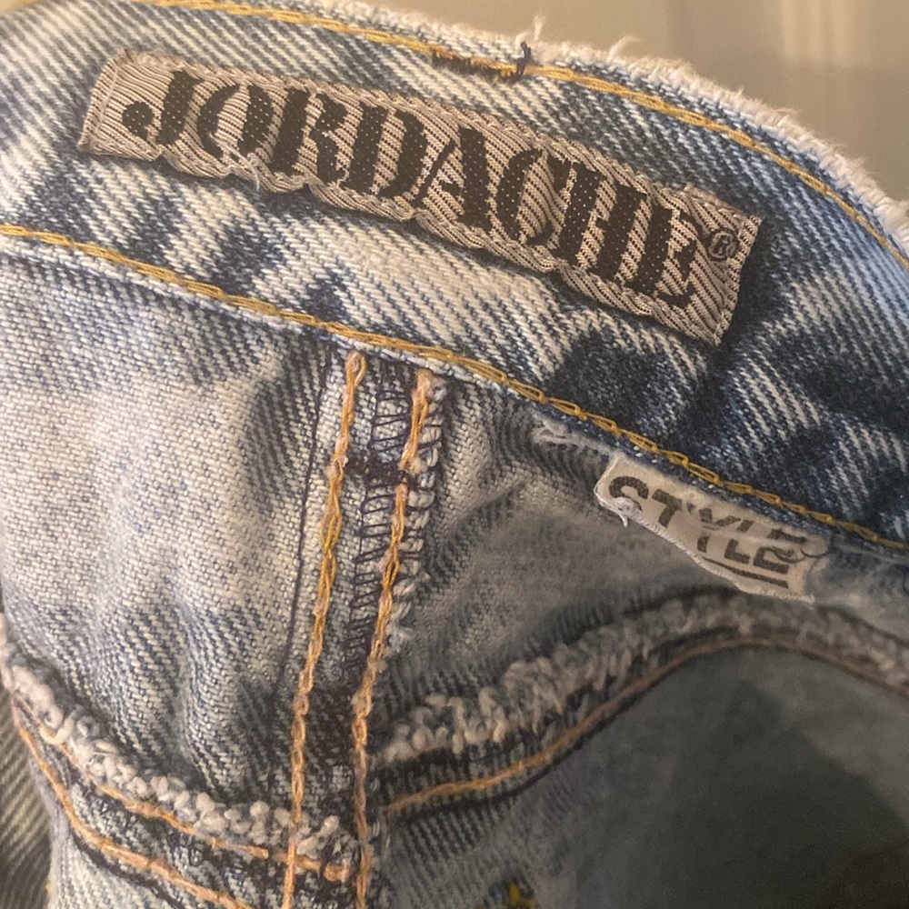 Vintage Blue JORDACHE Denim Jean Pencil Skirt - Picture 13 of 15